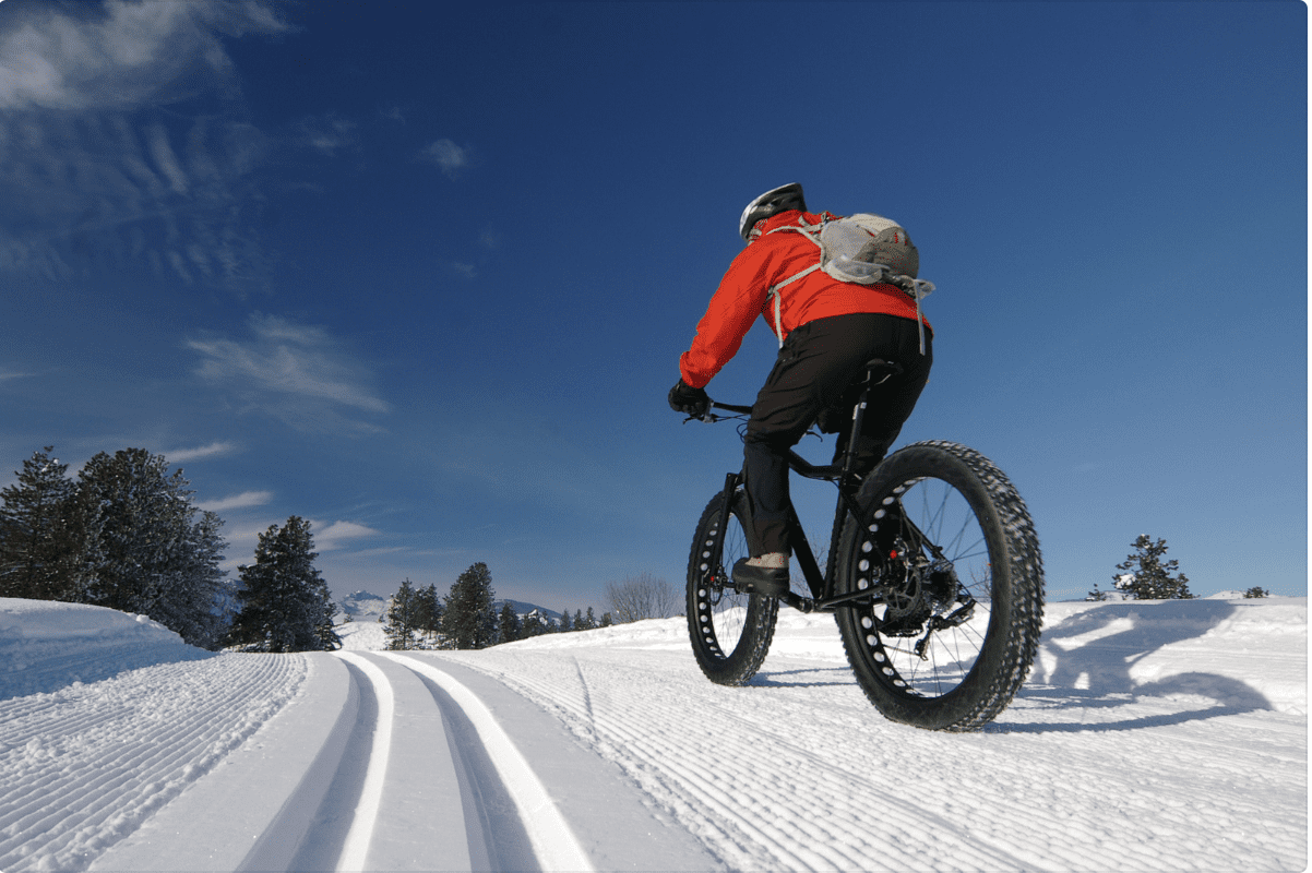 Ride A Fat Tire Bike Through A Golf Course This Winter
