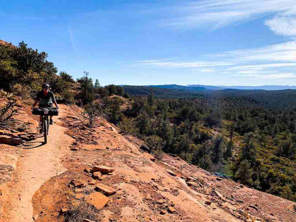 Visit Robbers Roost in Sedona with this overnight bikepacking adventure. Learn what to pack, where to camp, how much water to bring, and more!