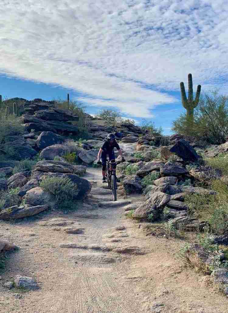 Learn how to ride the National Trail on South Mountain - one of the most iconic mountain bike rides in Phoenix, Arizona.