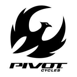 Pivot Bikes logo with phoenix symbol above Pivot Cycles lettering