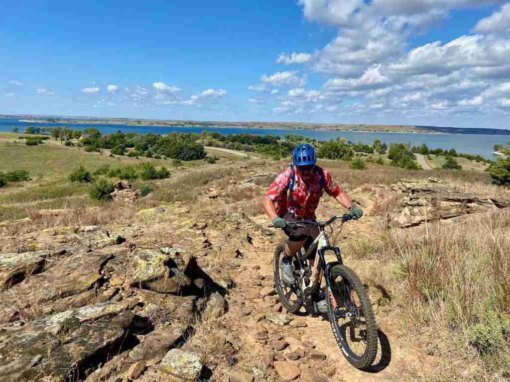 Learn everything you need to know about the Switchgrass mountain bike trails in Kansas plus a few other things to do in Wilson State Park