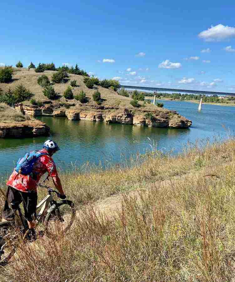 Learn everything you need to know about the Switchgrass mountain bike trails in Kansas plus a few other things to do in Wilson State Park