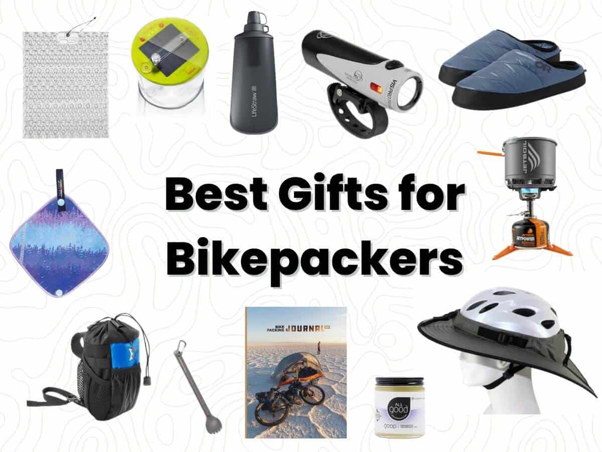Collage for Best Gifts for Bikepackers