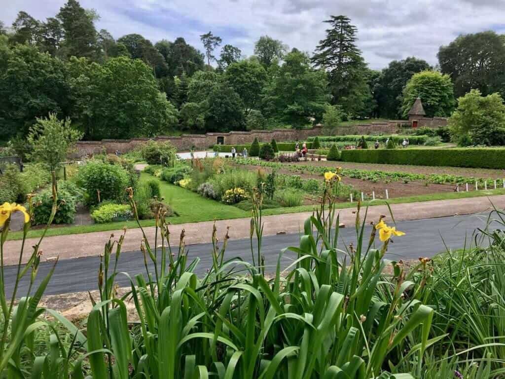 Extensive gardens at Knightshayes Court in Southwest England