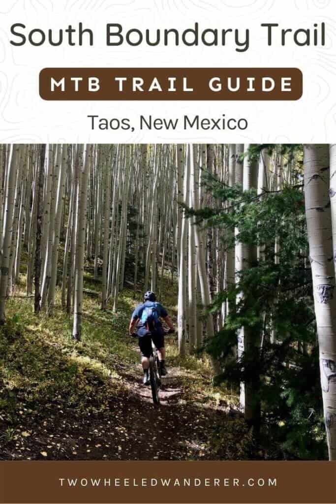 Learn everything you need to know about mountain biking the South Boundary Trail in New Mexico including shuttle info, what to expect, & more