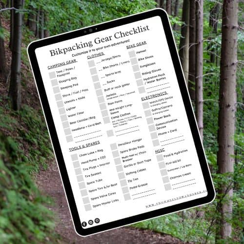 Bikepacking checklist
