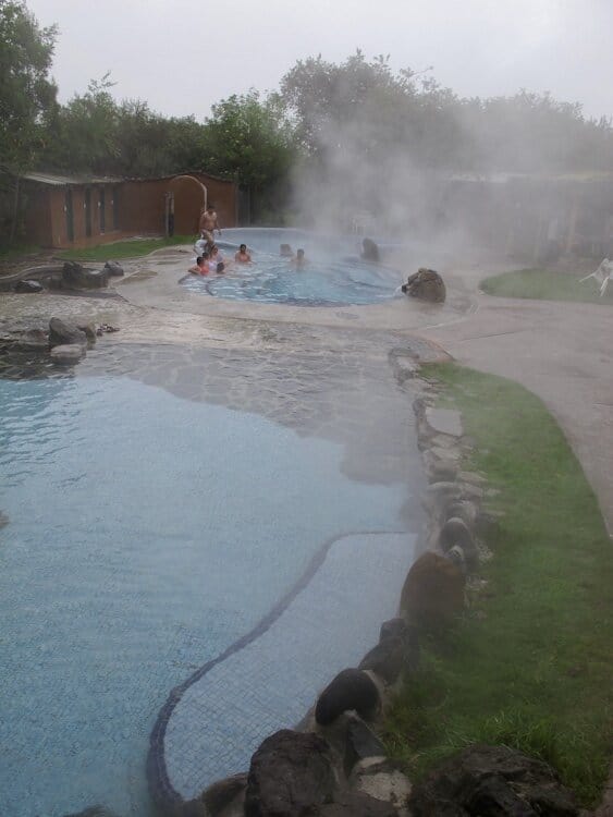 Hot springs resort in Ecuador with thermal pools