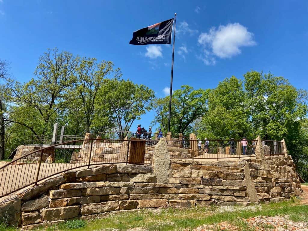 Castle hub at slaughter pen trails in Bentonville